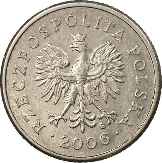 Аверс монеты - 20 грошей 2006 года MW - цена  монеты - Польша, III Республика после деноминации