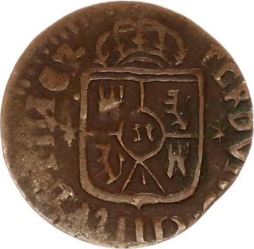 Anverso 1 cuarto 1819 M - valor de la moneda  - Filipinas, Fernando VII