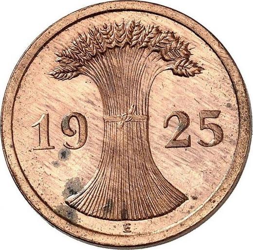 Reverse 2 Reichspfennig 1925 E -  Coin Value - Germany, Weimar Republic