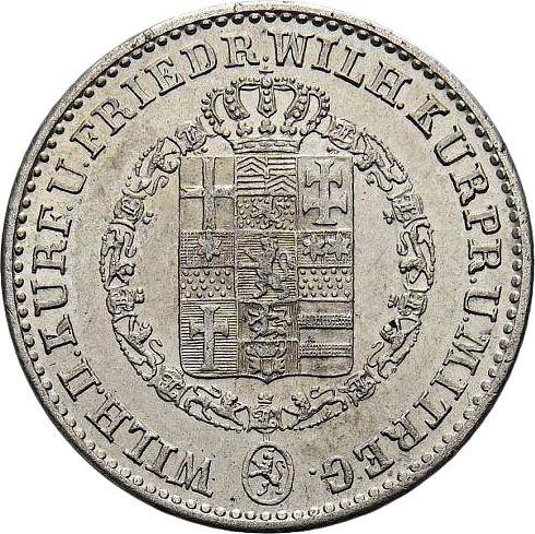 Аверс монеты - 1/6 талера 1833 года - цена серебряной монеты - Гессен-Кассель, Вильгельм II