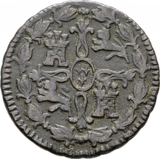 Reverse 4 Maravedís 1816 J "Type 1812-1816" -  Coin Value - Spain, Ferdinand VII