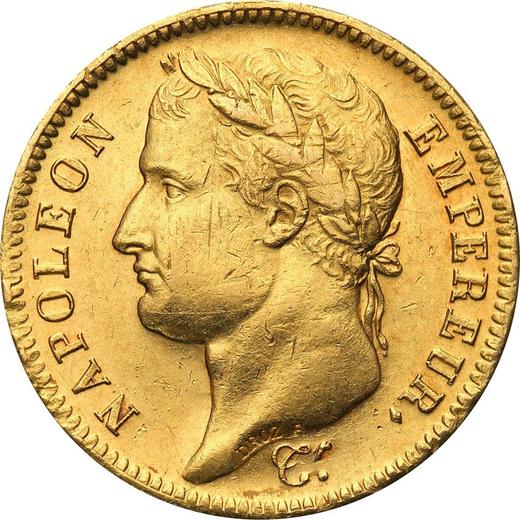 Awers monety - 40 franków 1813 A "Typ 1809-1813" Paryż - Francja, Napoleon I