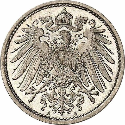 Реверс монеты - 10 пфеннигов 1902 года A "Тип 1890-1916" - цена  монеты - Германия, Германская Империя