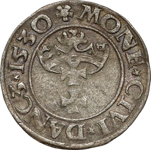 Awers monety - Szeląg 1530 "Gdańsk" - cena srebrnej monety - Polska, Zygmunt I Stary