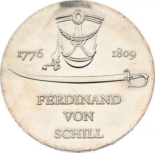 Anverso 5 marcos 1976 "Schill" - valor de la moneda  - Alemania, República Democrática Alemana (RDA)