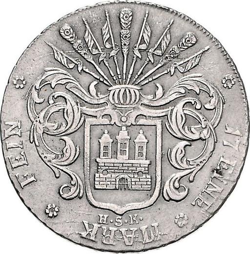 Аверс монеты - 32 шиллинга 1808 года H.S.K. - цена  монеты - Гамбург, Вольный город