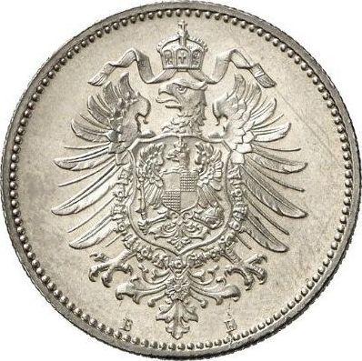 Rewers monety - 1 marka 1874 B "Typ 1873-1887" - cena srebrnej monety - Niemcy, Cesarstwo Niemieckie