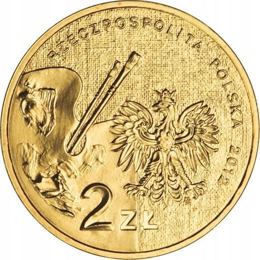 Аверс монеты - 2 злотых 2012 года MW "Петр Михаловский" - цена  монеты - Польша, III Республика после деноминации