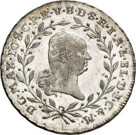 Anverso 20 Kreuzers 1799 - valor de la moneda de plata - Baviera, Maximilian I
