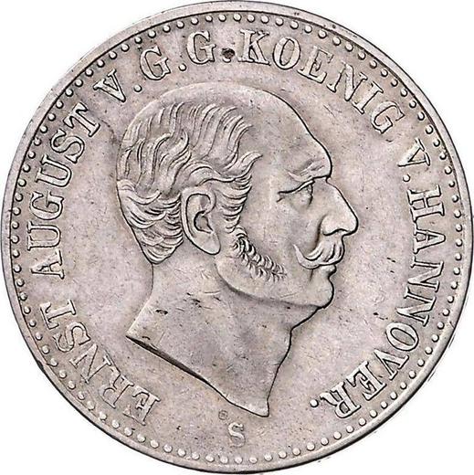 Аверс монеты - Талер 1840 года S "Тип 1840-1841" - цена серебряной монеты - Ганновер, Эрнст Август