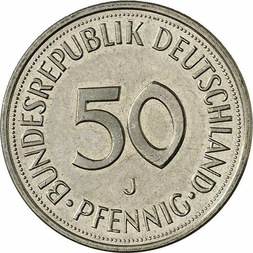 Аверс монеты - 50 пфеннигов 1979 года J - цена  монеты - Германия, ФРГ