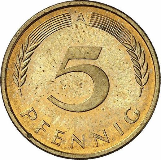 Аверс монеты - 5 пфеннигов 1994 года A - цена  монеты - Германия, ФРГ