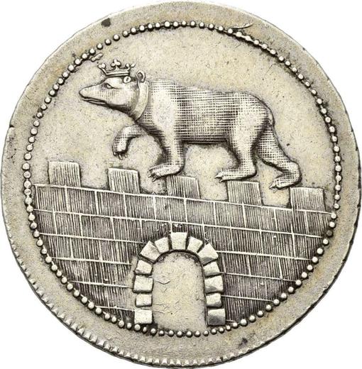 Anverso 1 florín 1806 HS - valor de la moneda de plata - Anhalt-Bernburg, Alexis Federico Cristián