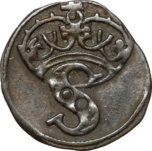 Аверс монеты - Денарий без года (1506-1548) "Торунь" - цена серебряной монеты - Польша, Сигизмунд I Старый