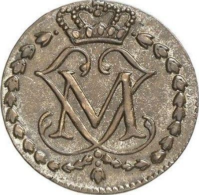 Аверс монеты - 3 штюбера 1806 года R - цена серебряной монеты - Берг, Максимилиан I