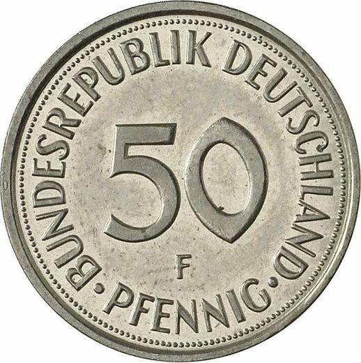 Awers monety - 50 fenigów 1991 F - cena  monety - Niemcy, RFN
