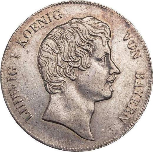 Awers monety - Talar 1836 - cena srebrnej monety - Bawaria, Ludwik I