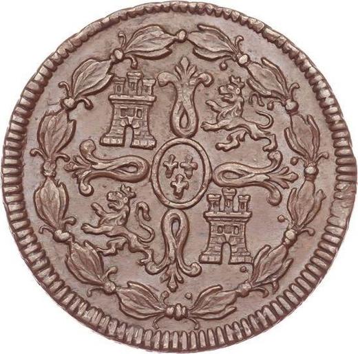 Реверс монеты - 8 мараведи 1819 года J "Тип 1817-1821" - цена  монеты - Испания, Фердинанд VII