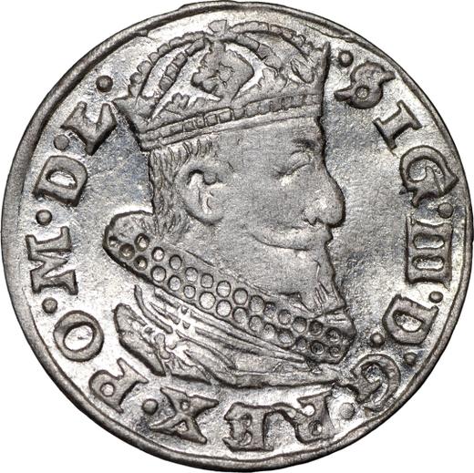 Awers monety - 1 grosz 1626 "Litwa" Pogoń bez tarczy - cena srebrnej monety - Polska, Zygmunt III