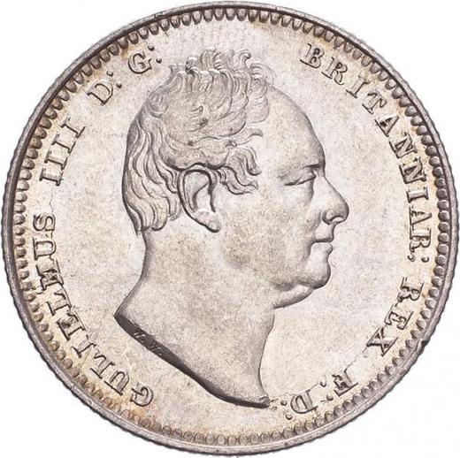 Аверс монеты - 1 шиллинг 1835 года WW - цена серебряной монеты - Великобритания, Вильгельм IV