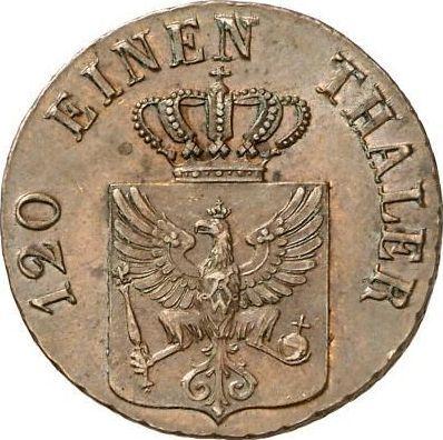Аверс монеты - 3 пфеннига 1839 года D - цена  монеты - Пруссия, Фридрих Вильгельм III