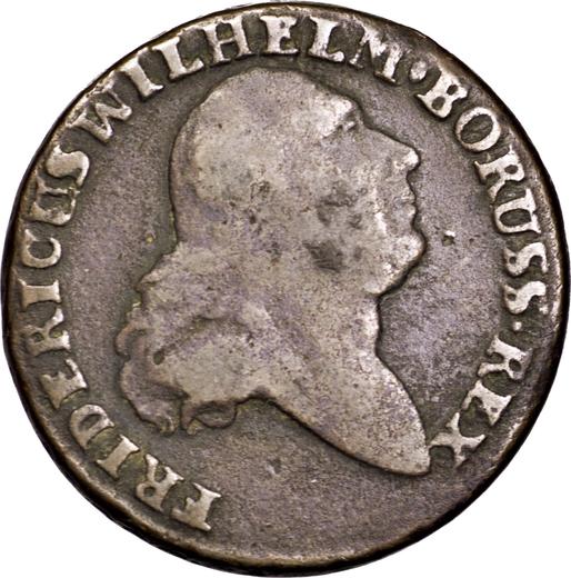 Аверс монеты - 3 гроша 1797 года B "Южная Пруссия" - цена  монеты - Польша, Прусское правление