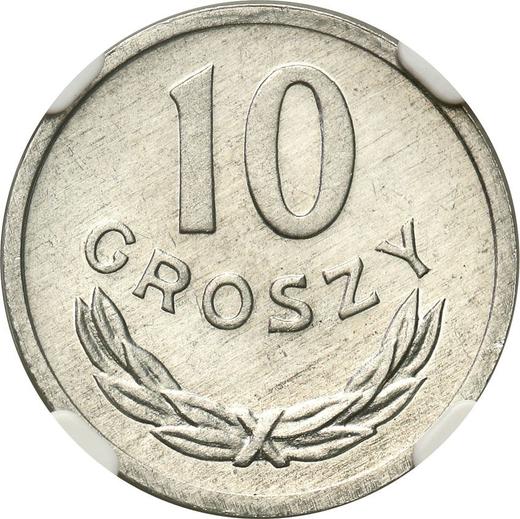 Reverse 10 Groszy 1985 MW -  Coin Value - Poland, Peoples Republic