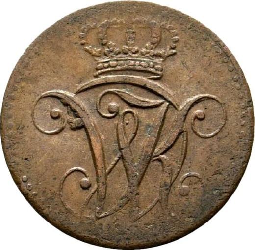 Anverso Heller 1820 - valor de la moneda  - Hesse-Cassel, Guillermo I