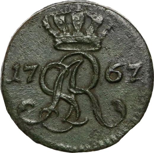 Obverse Schilling (Szelag) 1767 G "Crown" -  Coin Value - Poland, Stanislaus II Augustus