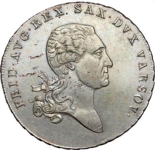 Аверс монеты - Талер 1814 года IB - цена серебряной монеты - Польша, Варшавское герцогство