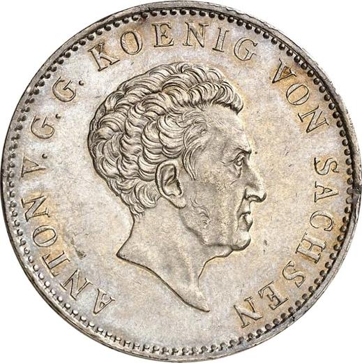 Anverso Tálero 1832 S "Minero" - valor de la moneda de plata - Sajonia, Antonio