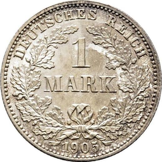 Awers monety - 1 marka 1905 J "Typ 1891-1916" - cena srebrnej monety - Niemcy, Cesarstwo Niemieckie