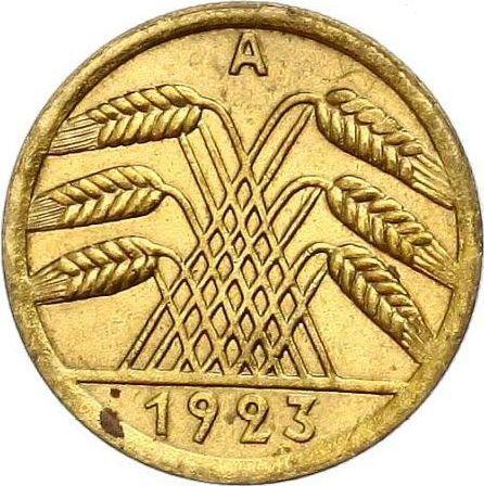 Reverse 50 Rentenpfennig 1923 A -  Coin Value - Germany, Weimar Republic