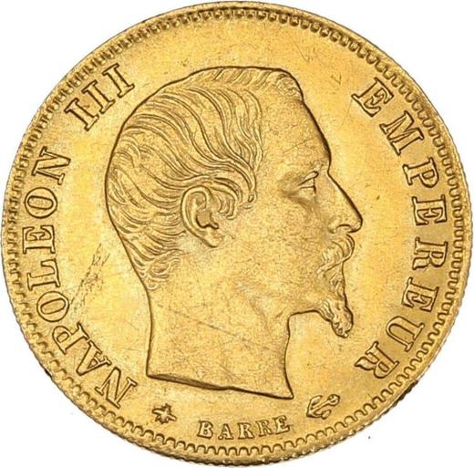 Obverse 5 Francs 1860 A "Type 1855-1860" Paris - France, Napoleon III