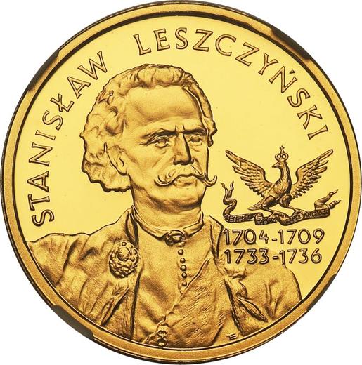 Reverso 100 eslotis 2003 MW ET "Stanisław Leszczyński" - valor de la moneda de oro - Polonia, República moderna