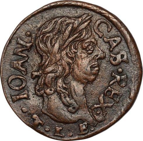 Anverso Szeląg 1661 TLB "Boratynka lituana" - valor de la moneda  - Polonia, Juan II Casimiro