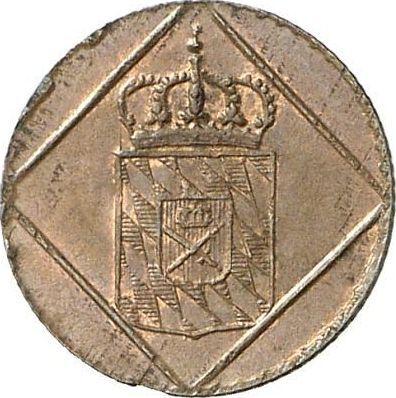 Anverso Heller 1831 - valor de la moneda  - Baviera, Luis I