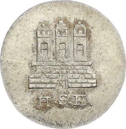 Obverse 1 Shilling 1817 H.S.K. -  Coin Value - Hamburg, Free City