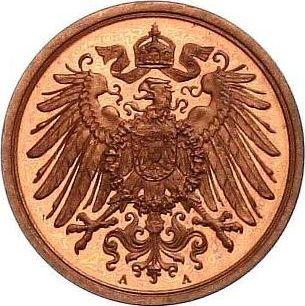 Реверс монеты - 2 пфеннига 1907 года A "Тип 1904-1916" - цена  монеты - Германия, Германская Империя