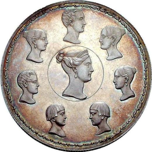 Reverso 1 1/2 rublo - 10 eslotis 1836 П.У. "Familia" - valor de la moneda de plata - Rusia, Nicolás I