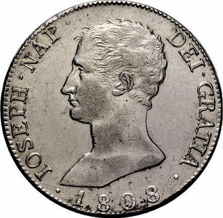 Аверс монеты - 20 реалов 1808 года M AI - цена серебряной монеты - Испания, Жозеф Бонапарт