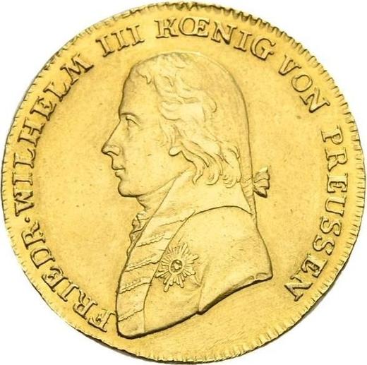 Аверс монеты - Фридрихсдор 1800 года A - цена золотой монеты - Пруссия, Фридрих Вильгельм III