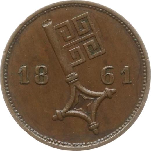 Obverse 2 1/2 Schwaren 1861 -  Coin Value - Bremen, Free City