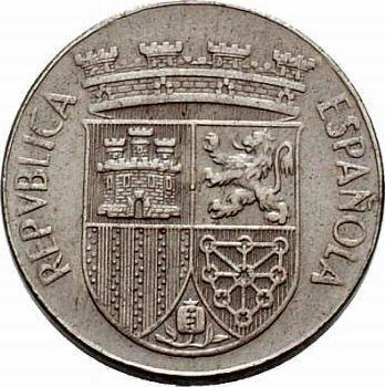 Аверс монеты - 10 сентимо 1938 года - цена  монеты - Испания, II Республика