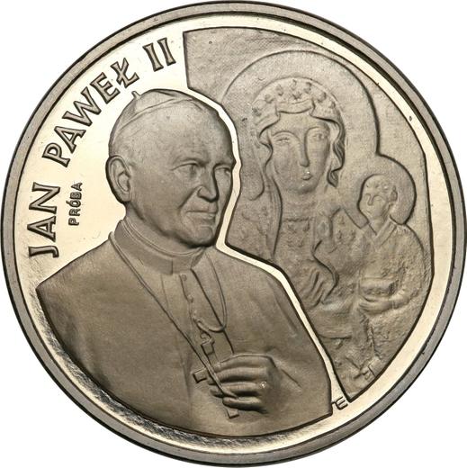 Reverso Pruebas 200000 eslotis 1991 MW ET "JuanPablo II" Níquel - valor de la moneda  - Polonia, República moderna