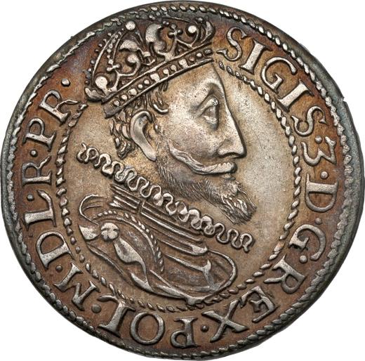 Awers monety - Ort (18 groszy) 1615 "Gdańsk" - cena srebrnej monety - Polska, Zygmunt III