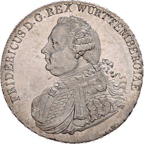 Аверс монеты - Талер 1809 года I.L.W. - цена серебряной монеты - Вюртемберг, Фридрих I Вильгельм