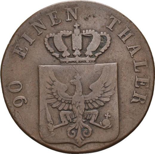 Аверс монеты - 4 пфеннига 1837 года A - цена  монеты - Пруссия, Фридрих Вильгельм III