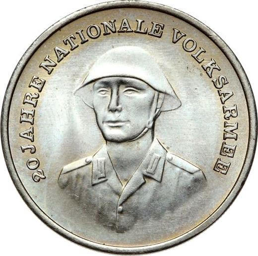Anverso 10 marcos 1976 A "Volksarmee (Ejército Popular Nacional)" - valor de la moneda  - Alemania, República Democrática Alemana (RDA)