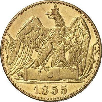Реверс монеты - 2 фридрихсдора 1855 года A - цена золотой монеты - Пруссия, Фридрих Вильгельм IV